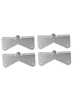 Thoraya 4PCS Gutter Downspout Extension Hinge Stainless Steel Flip Up Hinge for Rectangle Square Downspout Extension  - Image 2