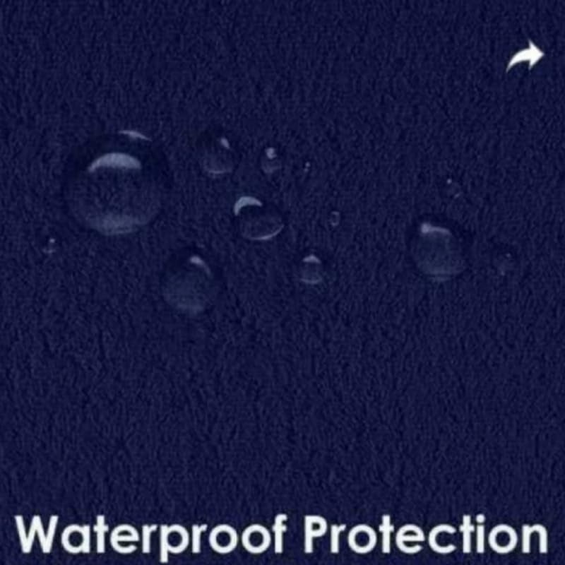 CheckMe Waterproof Cotton Feel Terry Mattress Protector Breathable Hypoallergenic Noiseless Ultra Soft Elastic Fitted Bed Mattress ProtectorCover Queen Size 75x60 Inch 625x5 feet Blue - Image 2