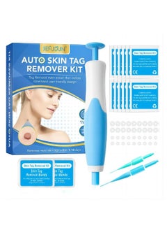 Painless and easy to use wart removal tool double ended blue: Effectively removes skin markers, corn kernels, warts and meatballs from the face, neck and whole body for skin problems of all sizes