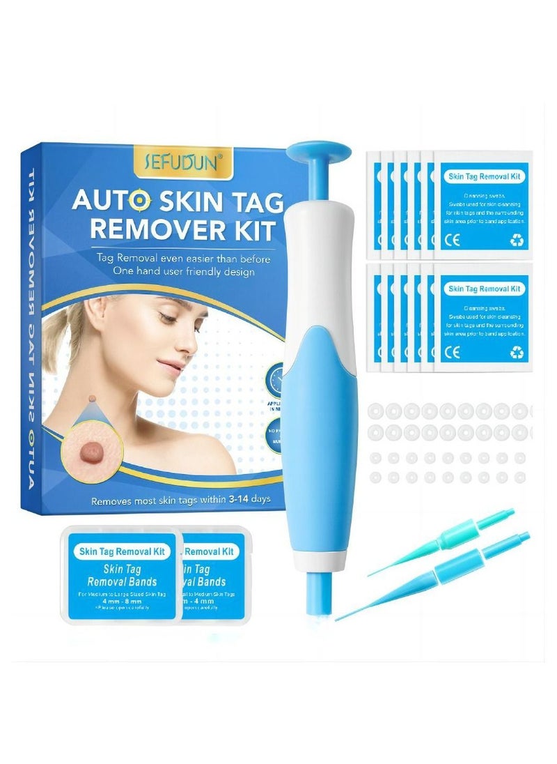 Sefudun - Painless and easy to use wart removal tool double ended blue: Effectively removes skin markers, corn kernels, warts and meatballs from the face, neck and whole body for skin problems of all sizes - Image 1