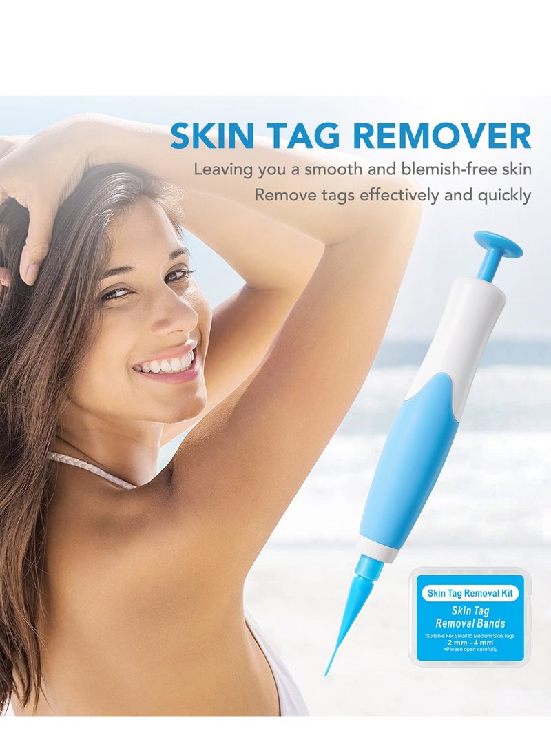 Sefudun - Painless and easy to use wart removal tool double ended blue: Effectively removes skin markers, corn kernels, warts and meatballs from the face, neck and whole body for skin problems of all sizes - Image 1