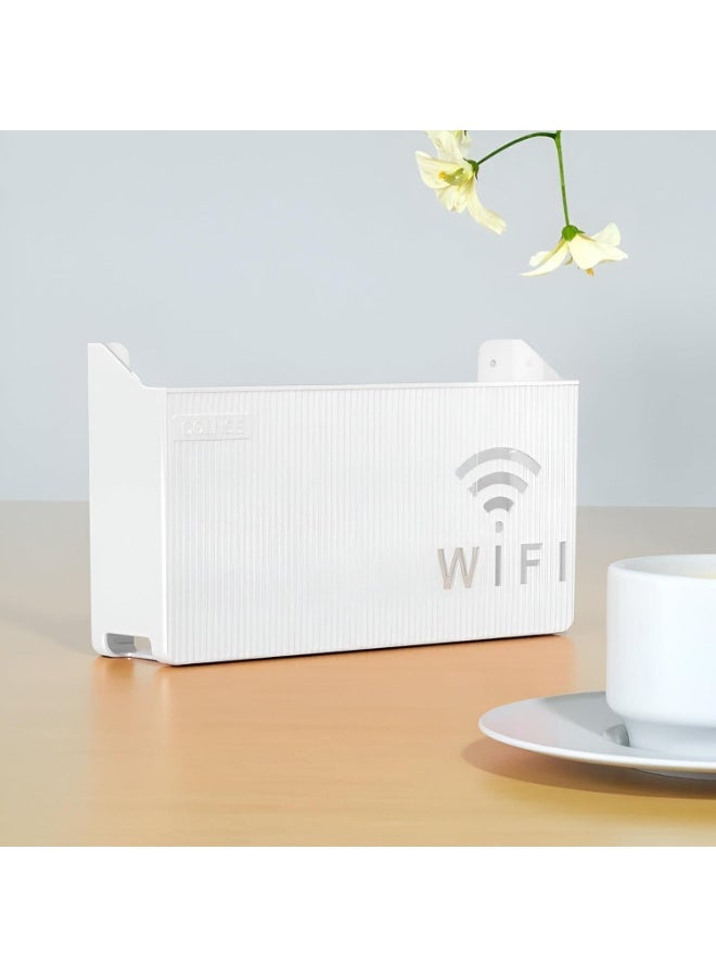 منظم راوتر بلاستيك – غطاء أنيق لتنظيم الأسلاك وحماية الراوتر - Image 3