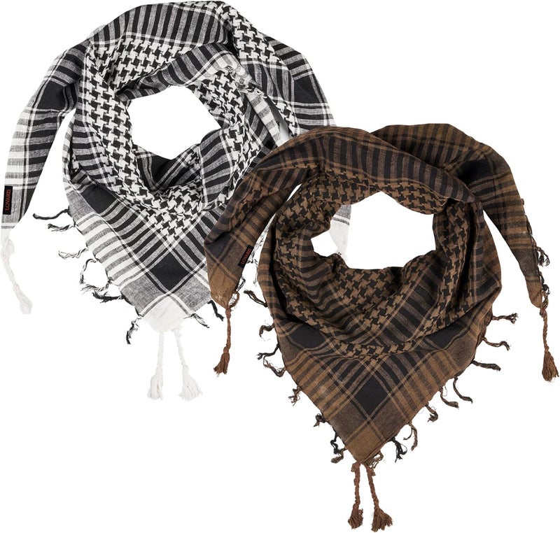 LOVARZI Desert Shemagh Scarf - Stylish & Versatile Fashion Scarf for Men & Women of All Ages - Image 1