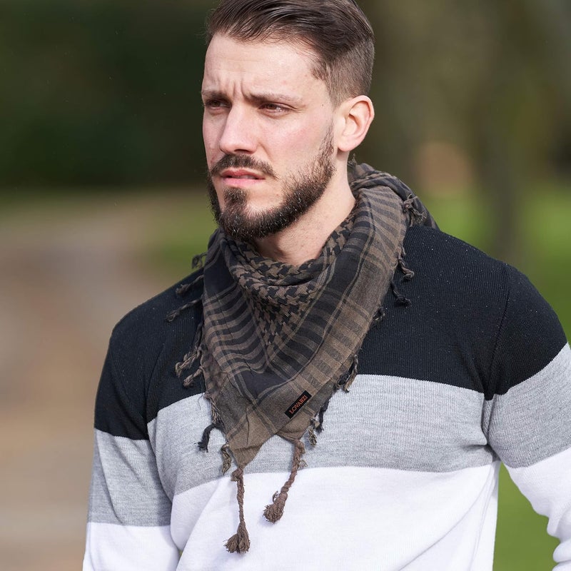 LOVARZI Desert Shemagh Scarf - Stylish & Versatile Fashion Scarf for Men & Women of All Ages - Image 4