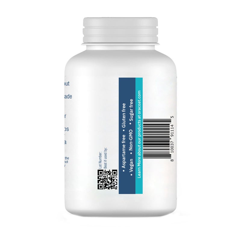 OraCoat XyliGum Dry Mouth Sugar Free Gum, 100 Piece Bottle, Spearmint Chewing Gum with Xylitol for Dry Mouth, Helps Stimulate Saliva, Breath Freshener, Supports Teeth & Gum Health - Image 3