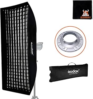 Godox GODOX 50x130cm / 20"x51" Honeycomb Grid Softbox Bowens Mount for Shooting Flash Speedlite - Image 1