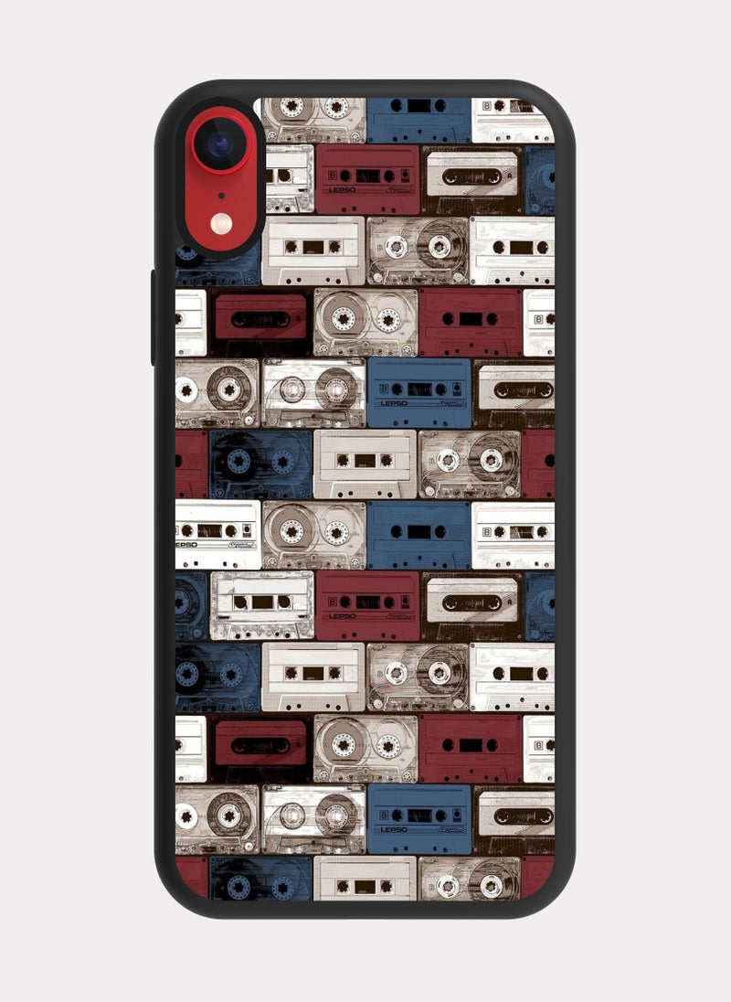 PXLAAT iPhone XR case cover Cassette Pattern  - Image 1