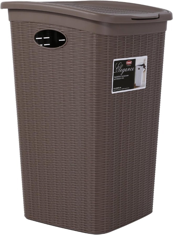 AKDC Stefanplast Elegance Laundry Hamper, 37 X 38 X 54.5 Cm, Dove Grey, 50Ltr, One Size - Image 5