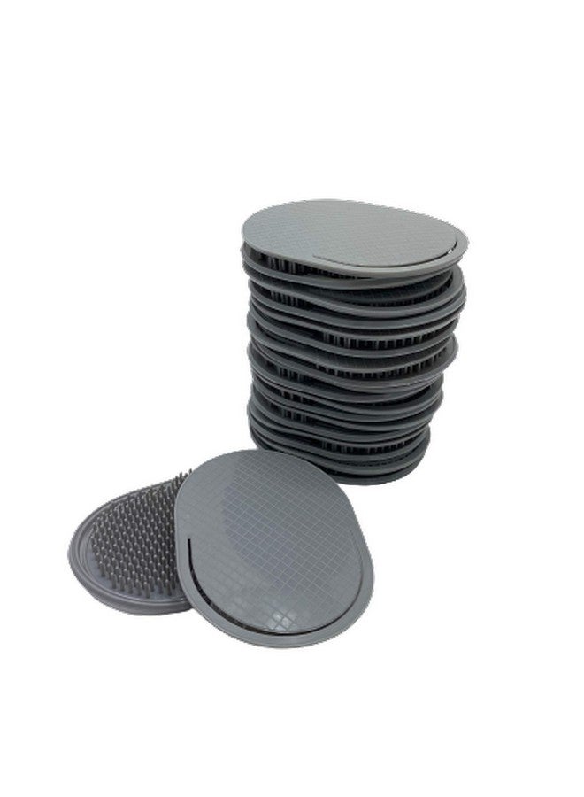 G.B.S Grey Pocket Palm Brush For Men’S Women And Pets Grooming Grey Pack Of 20 Made In The U.S.A - Image 3