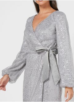 Chi-Chi London Merl Front Twisted Shift Dress  - Image 4