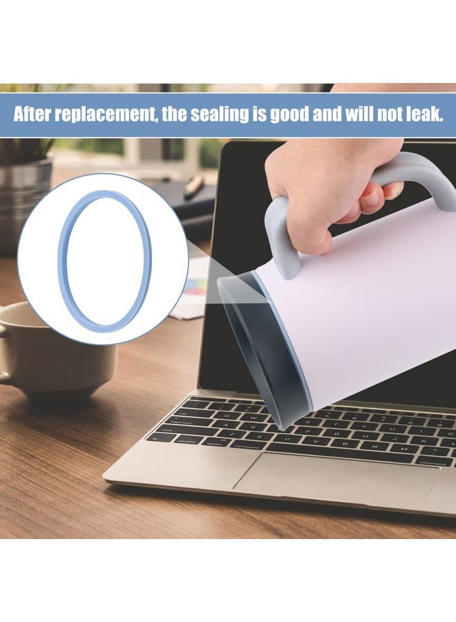 PEUTIER 4pcs Gasket Replacement for Owala 40oz Tumbler, O Shaped Rubber Lid Seal Ring Water Bottle Accessories Replacement Part Compatible with Owala 40oz Stainless Steel Cup - Image 5