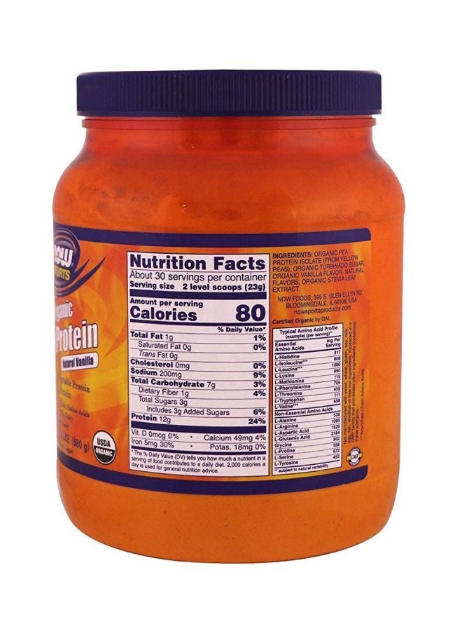 Now Foods Organic Pea Protein - Image 2