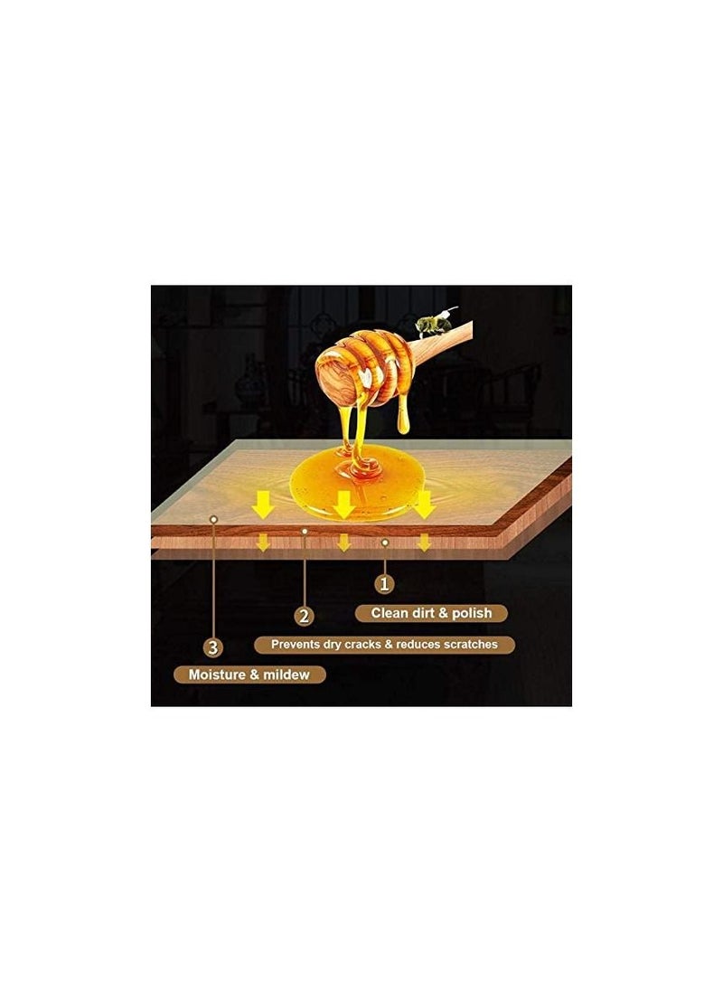 BeeWax - Natural Traditional Beeswax Polish Wood Furniture Cleaner for Wood 2 Pack - Image 1