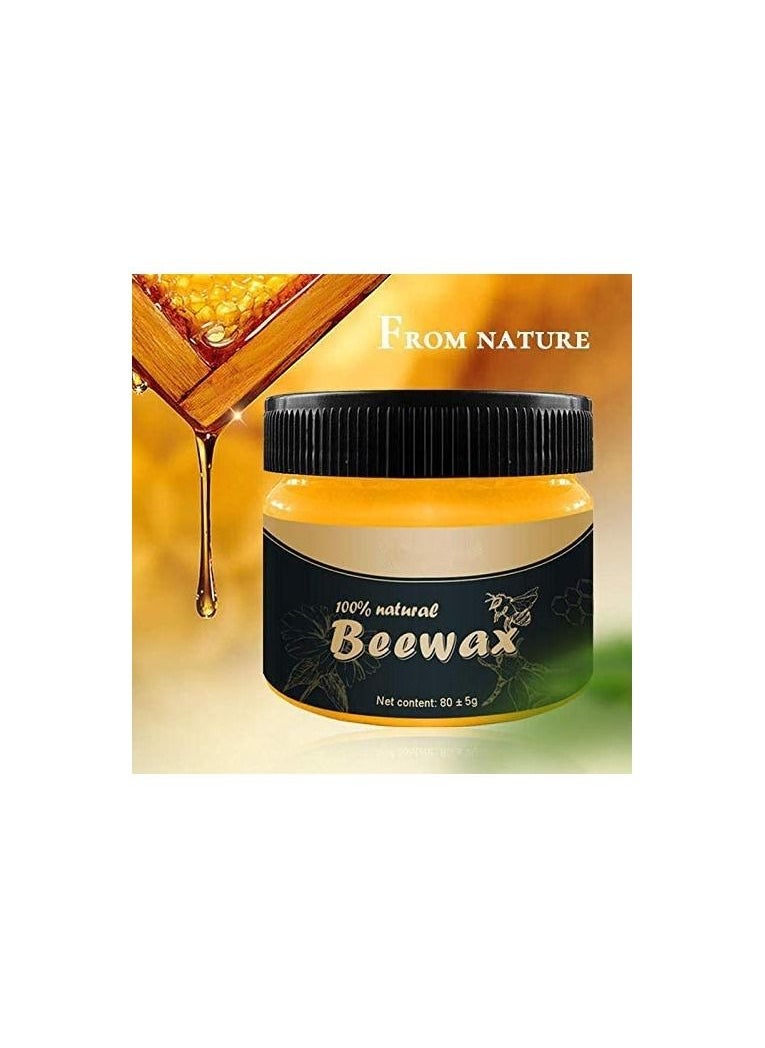 BeeWax - Natural Traditional Beeswax Polish Wood Furniture Cleaner for Wood 2 Pack - Image 1