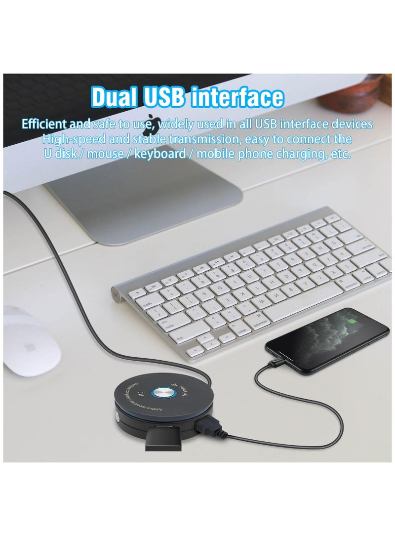 Desktop Computer Power Switch, PC Power Button External Power Button External Extension Cable for Remote Start of PC Motherboard Power On Off Switch