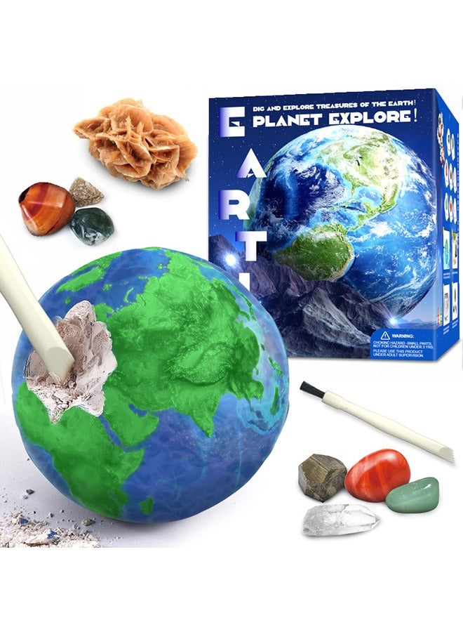 مجموعة ألعاب الحفر وعلم الآثار للأطفال للتعليم المبكر - Image 1