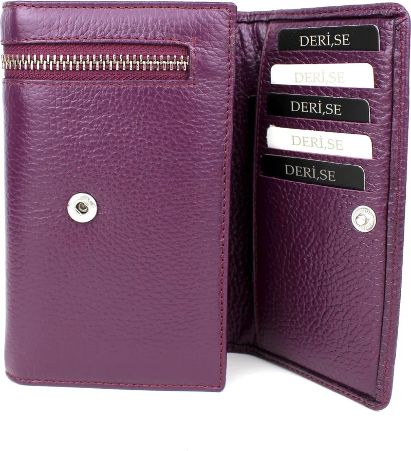 Derise Club Women's Leather Wallet Card Holder