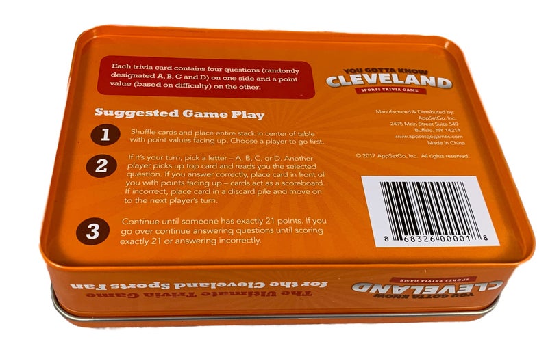 You Gotta Know Cleveland - Sports Trivia Game - Image 3