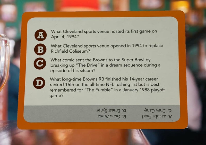 You Gotta Know Cleveland - Sports Trivia Game - Image 5