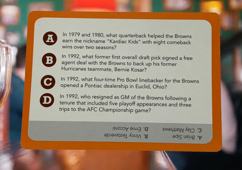 You Gotta Know Cleveland - Sports Trivia Game - Image 4