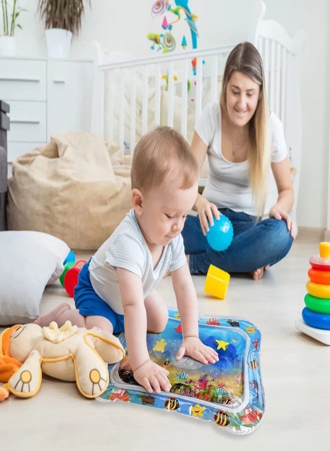 HITRUZ Baby Water Play Mat for Tummy Time | Inflatable Sensory Activity Water Mat for Infants 3-12 Months | Leak-Proof Thick PVC Baby Floor & Crawling Play | Early Learning Development Toy - Image 4
