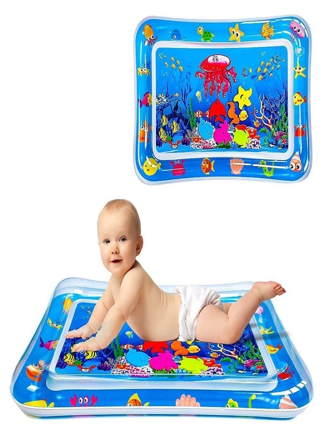 HITRUZ Baby Water Play Mat for Tummy Time | Inflatable Sensory Activity Water Mat for Infants 3-12 Months | Leak-Proof Thick PVC Baby Floor & Crawling Play | Early Learning Development Toy - Image 1