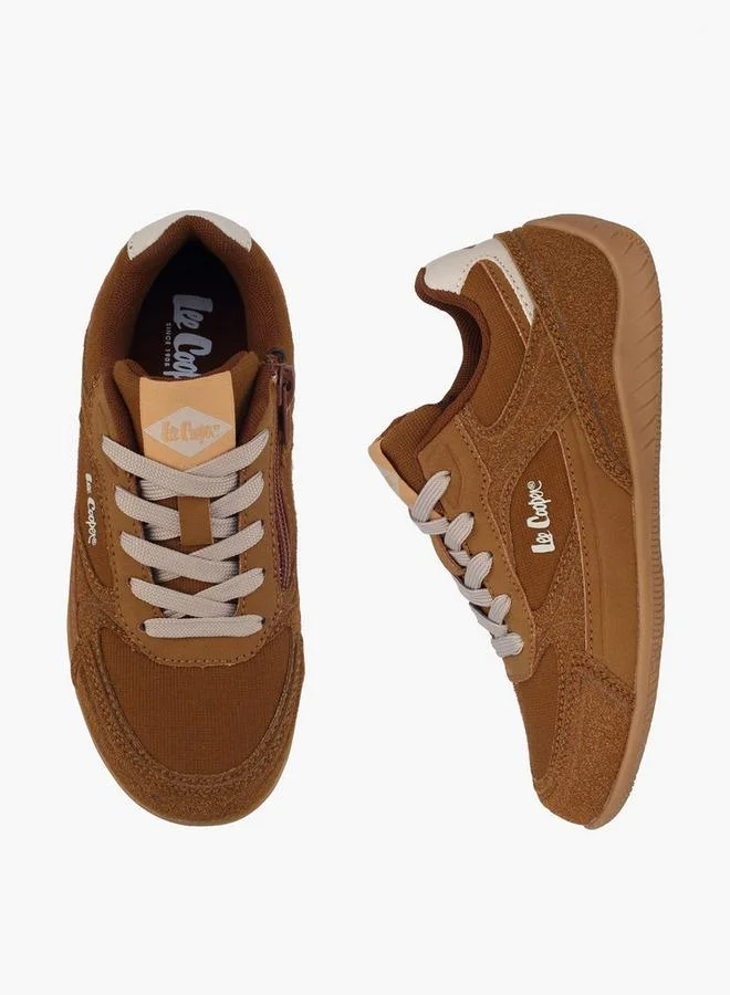 Lee Cooper Boys Lace-Up Ankle School Sneakers