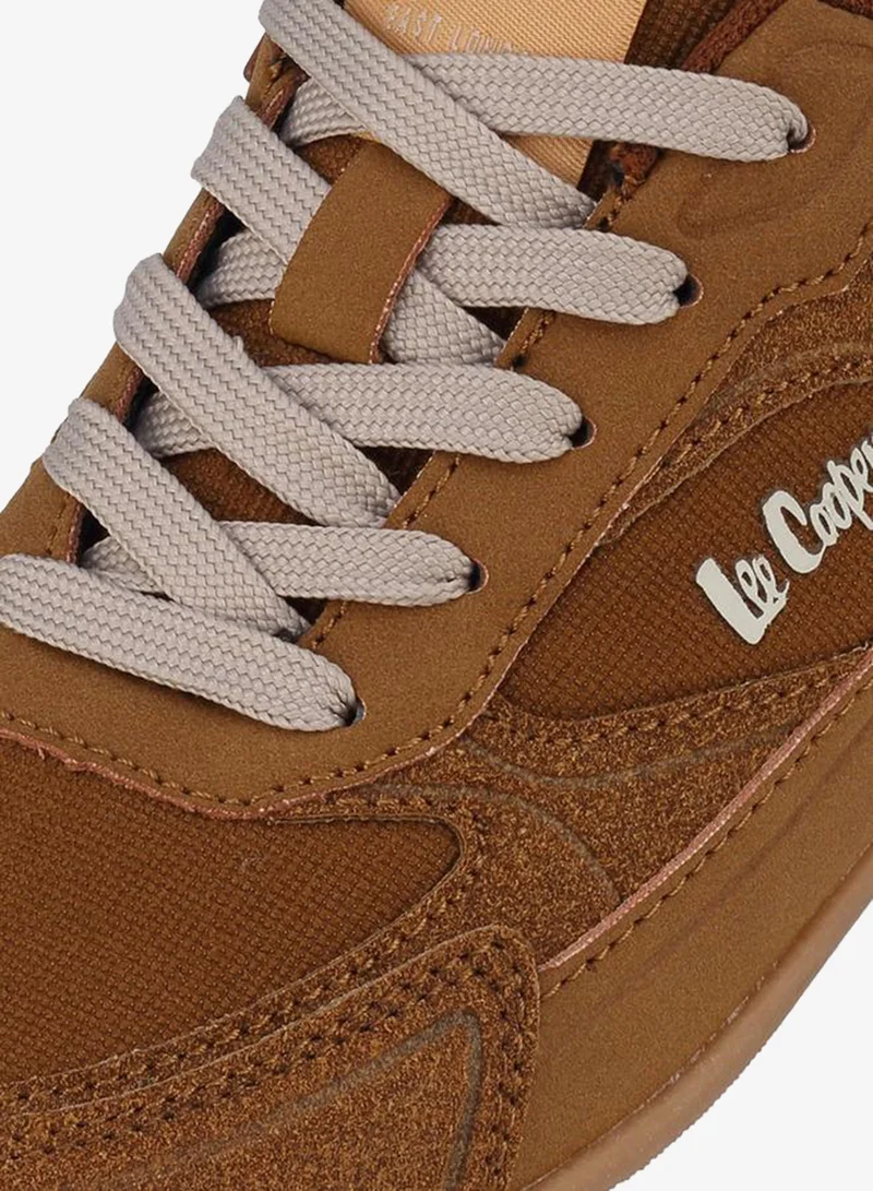 Lee Cooper BROWN Boys Lace-Up Ankle School Sneakers for Men | Best Price UAE
