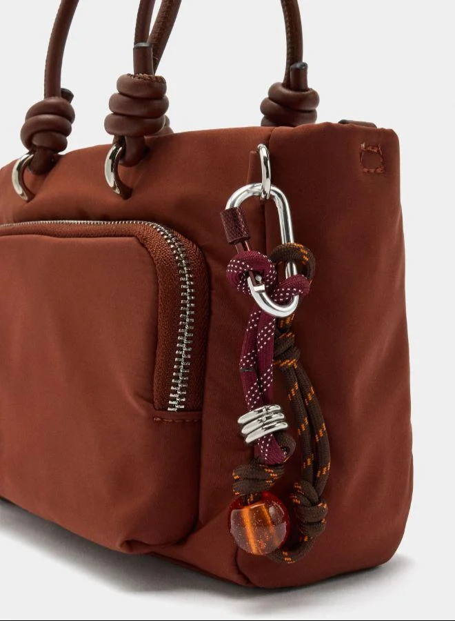 بارفوا حقيبة نايلون مع قلادة