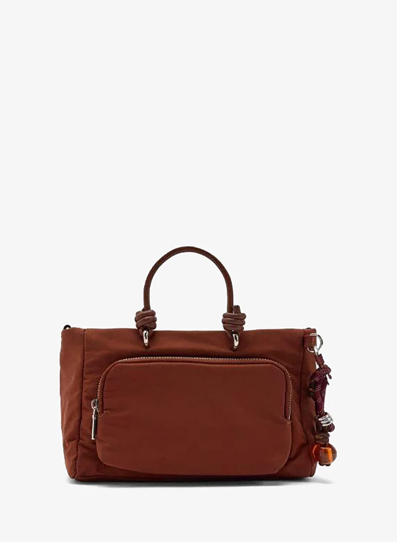 بارفوا حقيبة نايلون مع قلادة