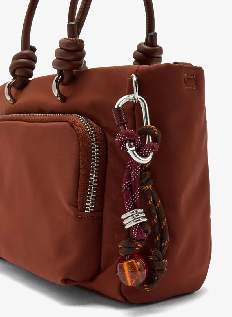 بارفوا حقيبة نايلون مع قلادة