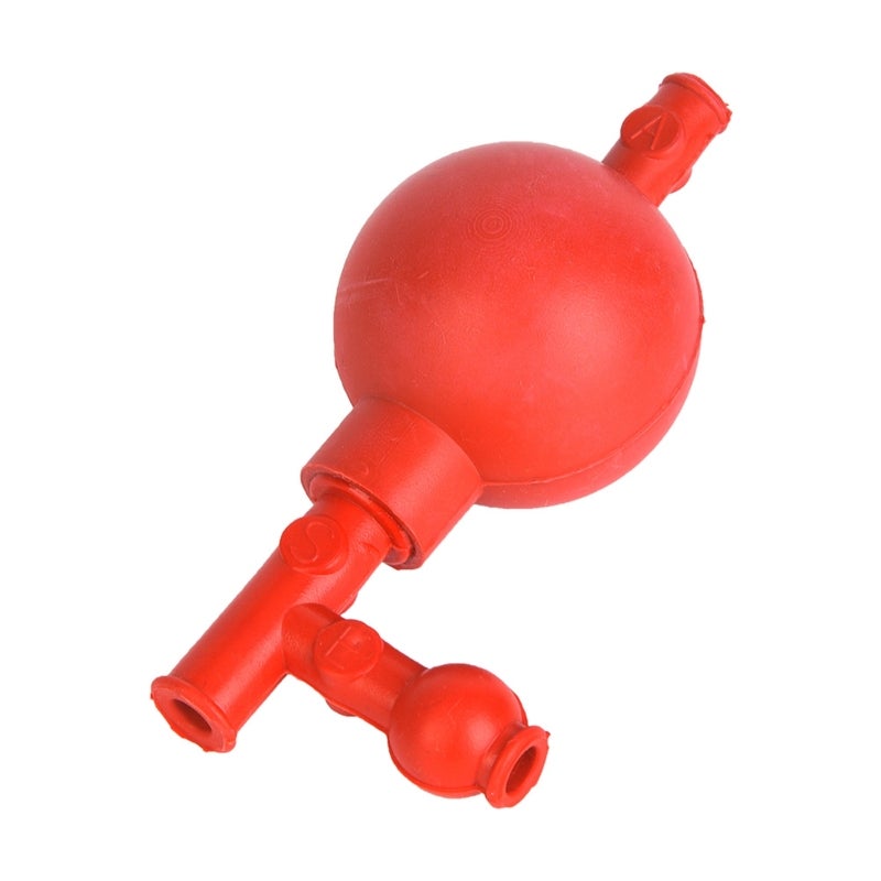 Lab Rubber Suction Bulb: 3 Openings High Quality Rubber Material - Corrosion Resistant Safe Quantitative Pipette Ball for Lab Liquid Transfer - Image 5
