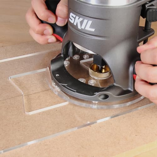 O'SKOOL 10 pcs Brass Router Template Bushing Guides Sets Fit Any Router Sub-base of the Porter Cable style - Image 5
