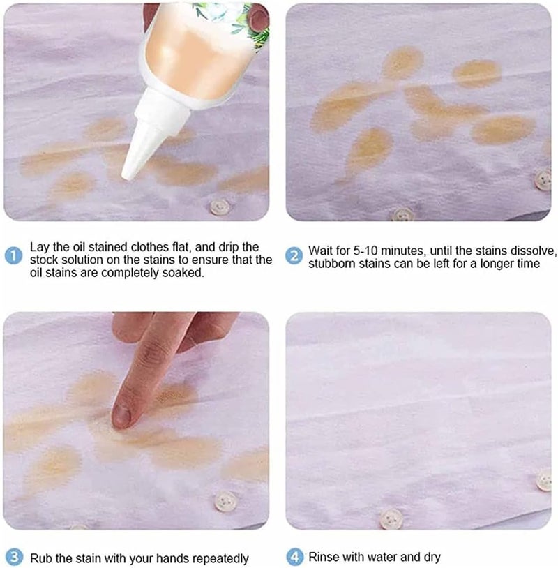 comfrt Garment Stubborn Stain Cleaner, Garment Stain Remover, Fabric Stain Remover, Clothes Stain Remover Cleaner, Emergency Stain Rescue Stain Remover - Image 3