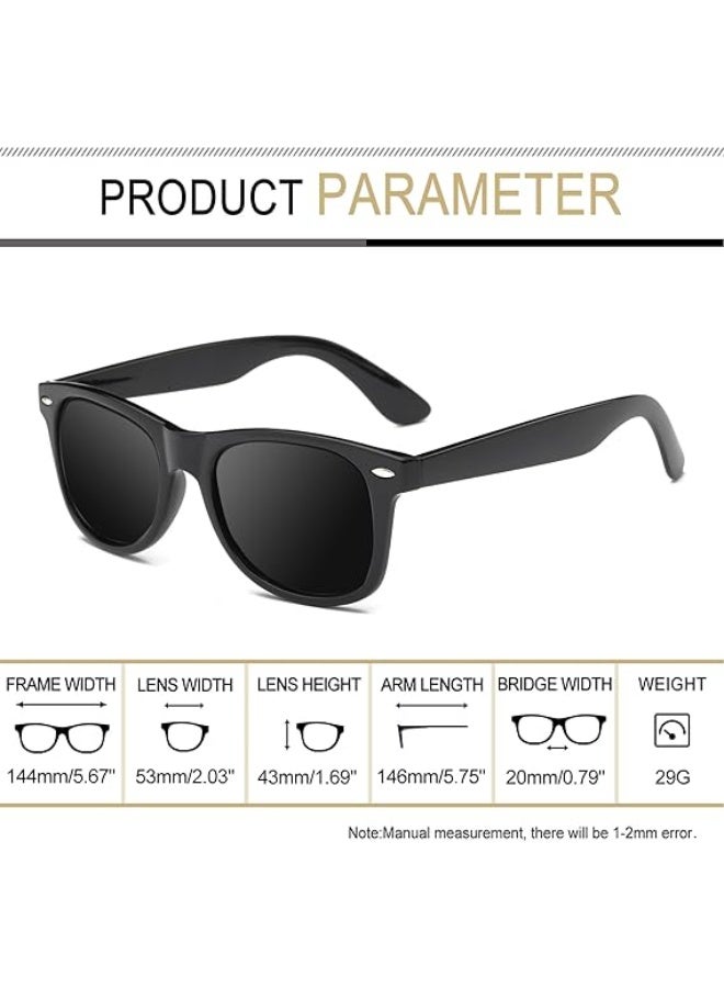 Joopin Square Sunglasses Polarized UV Protection Trendy Classic Sun Glasses Men Women - Image 4