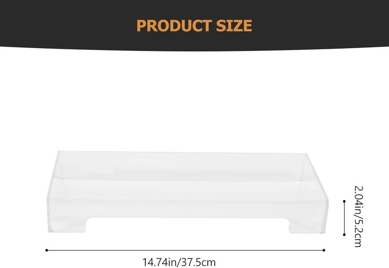 Transparent Keyboard Protective Cover for Keys and Dustproof Acrylic Case Versatile Household Keyboard Protector to Prevent Liquid and Dirt Damage - Image 2