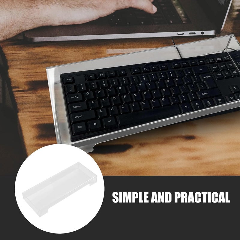 Transparent Keyboard Protective Cover for Keys and Dustproof Acrylic Case Versatile Household Keyboard Protector to Prevent Liquid and Dirt Damage - Image 3