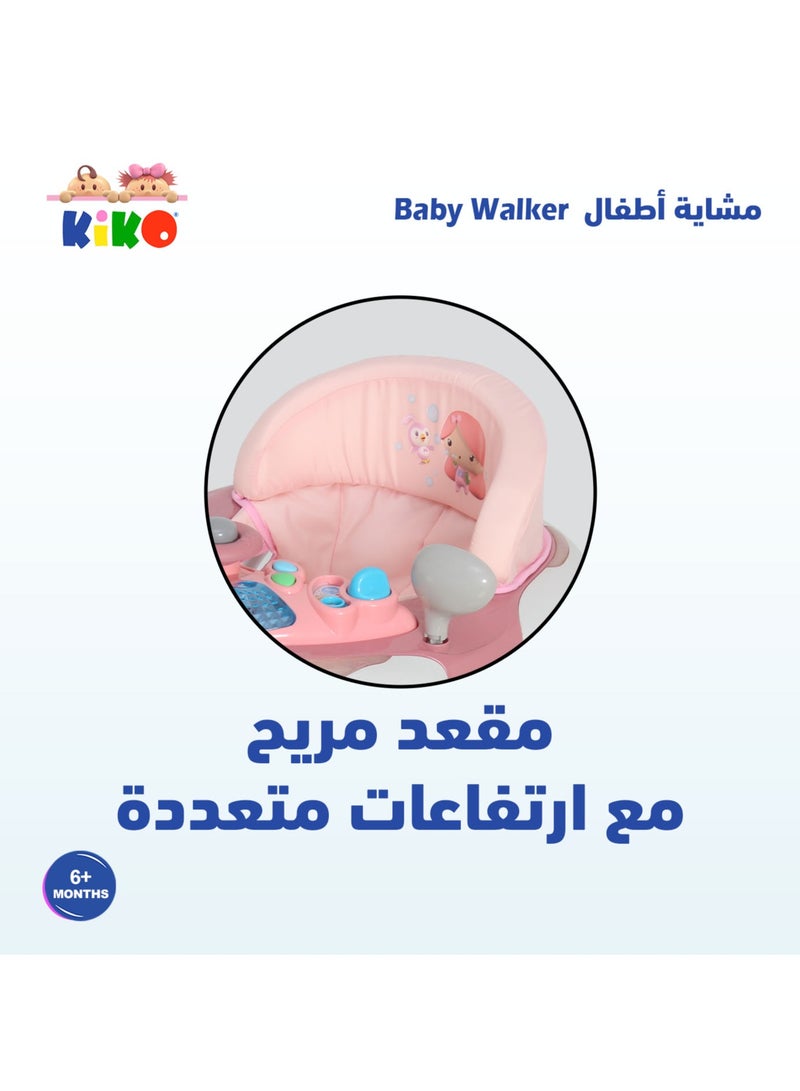 Kiko Rocking Baby Walker With Toys - Grey - Image 3