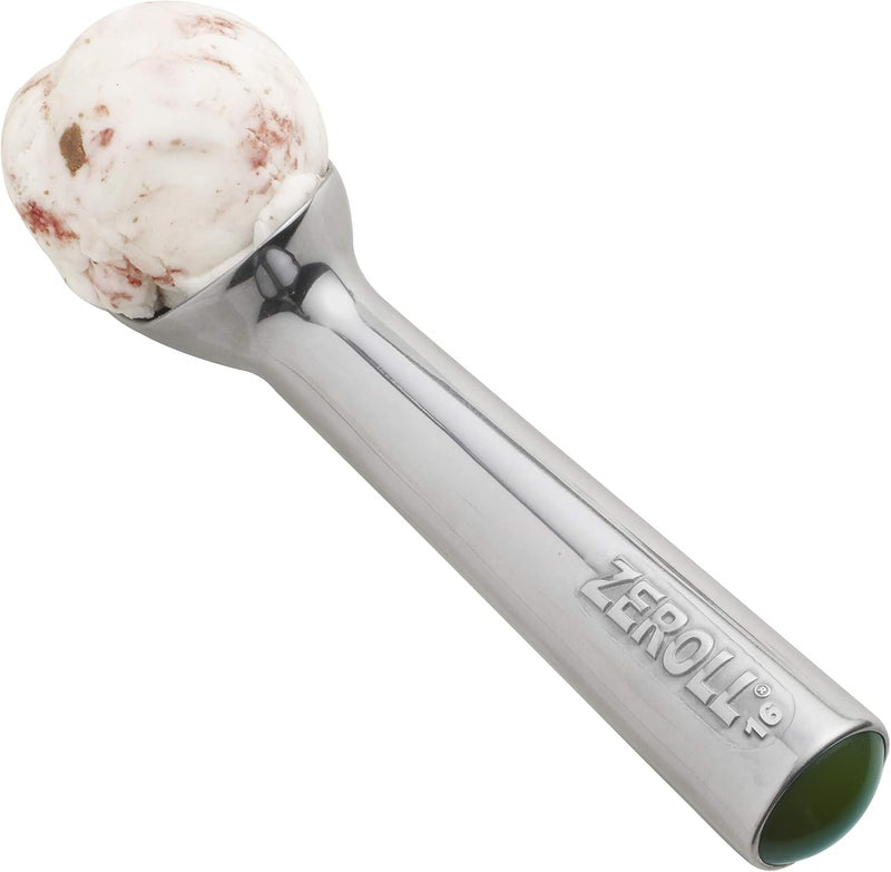 Zeroll Original Ice Cream Scoop Unique Liquid Filled Heat Conductive Handle Simple One Piece Aluminum Design Easy Release Made in USA, 2.5-Ounce, Silver - Image 4