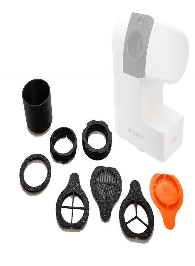 Neo3D Shop Seestar S30/S30 Pro Dew Shield Premium Accessory Kit, Dew Shield, Dust Cap, 1.25 Filter Adapter, Bahtinov Focus mask (S30PremKitORANGE) - Image 1
