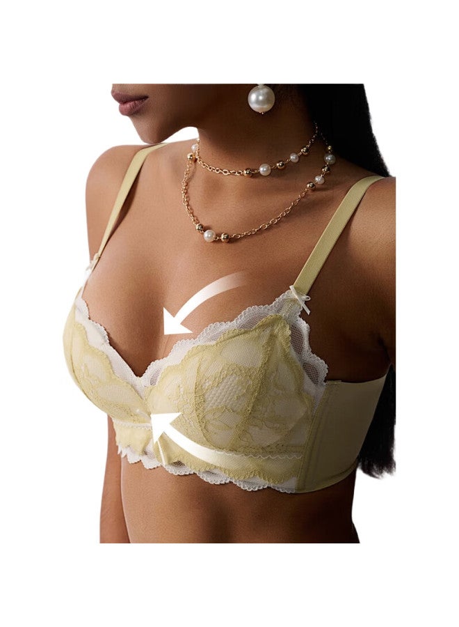 mybody Women'S Cloudy Wireless Push-Up Bra Comfortable Bralette For Small Busts Sky Blue 70B - Image 3
