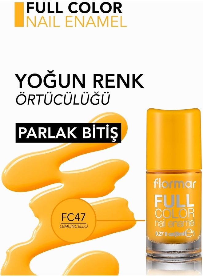 flormar Full Color Nail Enamel FC47 Multicolor - Image 3