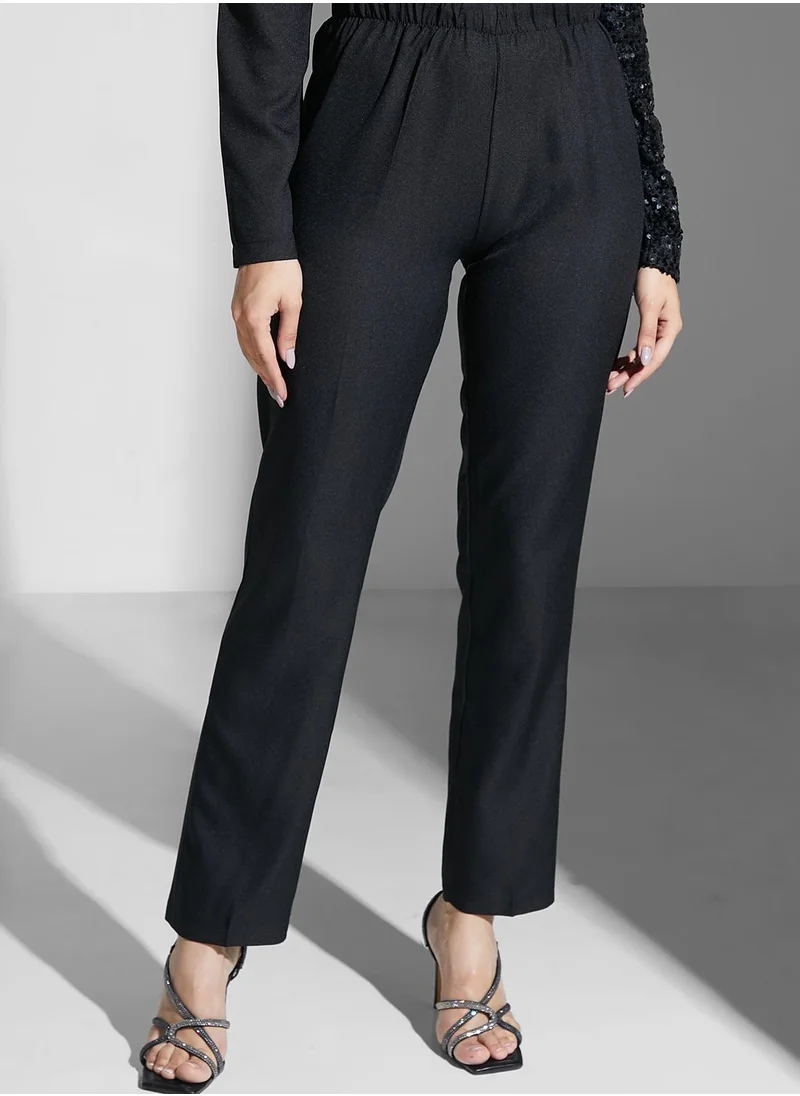 Khizana Shimmer Detail Tunic & Pant Set