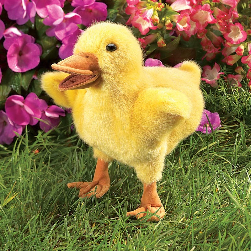 Folkmanis Duckling Hand Puppet, Yellow, 1 EA (2922) - Image 3