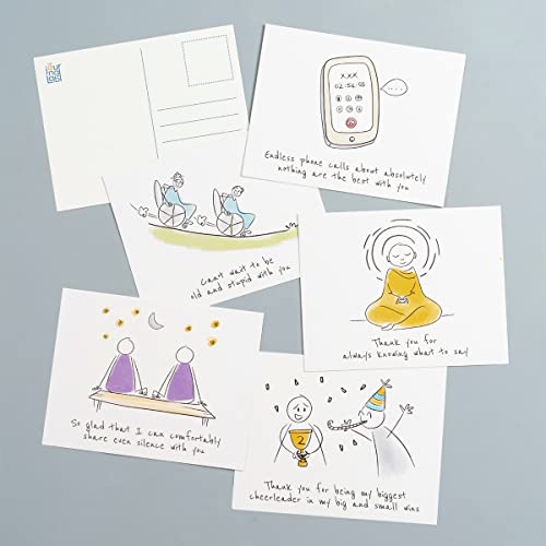 The Journal Lab Postcards|Set Of 12 Hand Illustrated Postcards,Birthday - Image 2