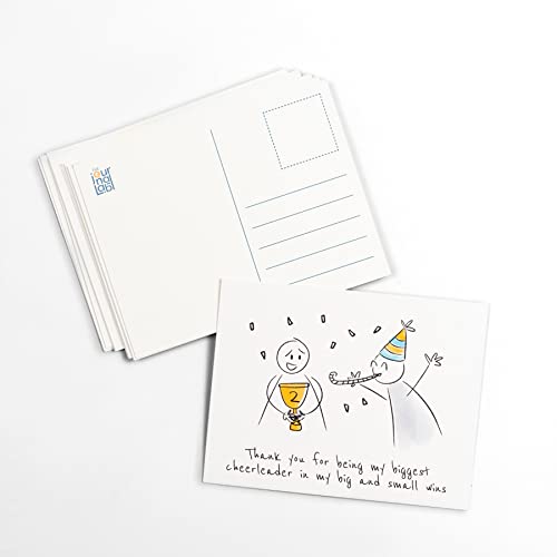 The Journal Lab Postcards|Set Of 12 Hand Illustrated Postcards,Birthday - Image 1