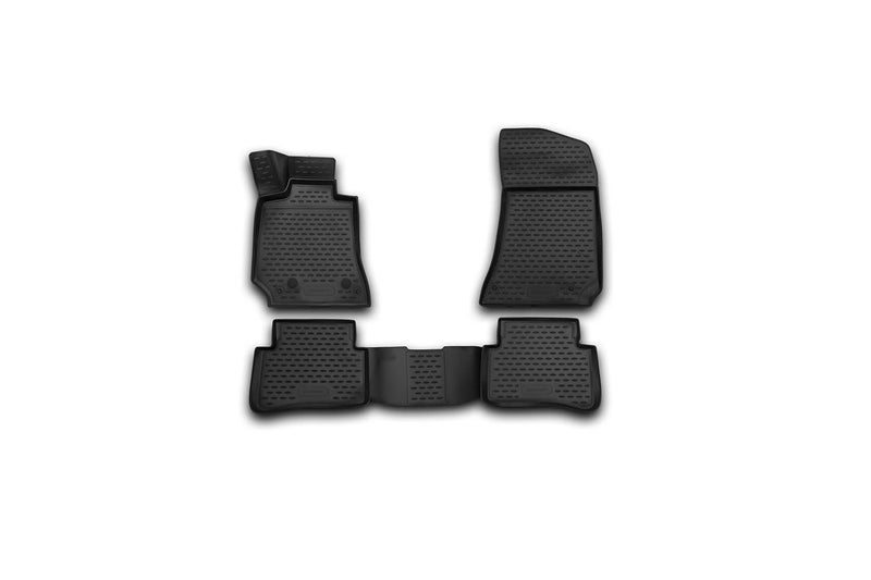 Element 3D Car Mats for Mercedes-Benz E-Class W212, 2009-2016, Sedan, Set of 4 (TPE, High Durability) - Image 1