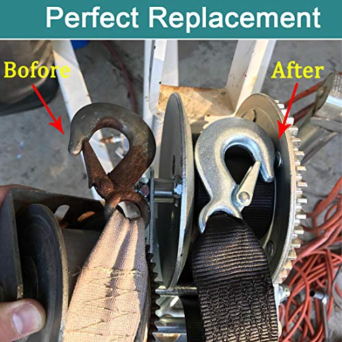 Botepon Marine Boat Trailer Winch Strap with Hook, Marine Winch Strap Replacement for Boat Jet Ski Loading, Launching and Retrieving ¡­ - Image 4