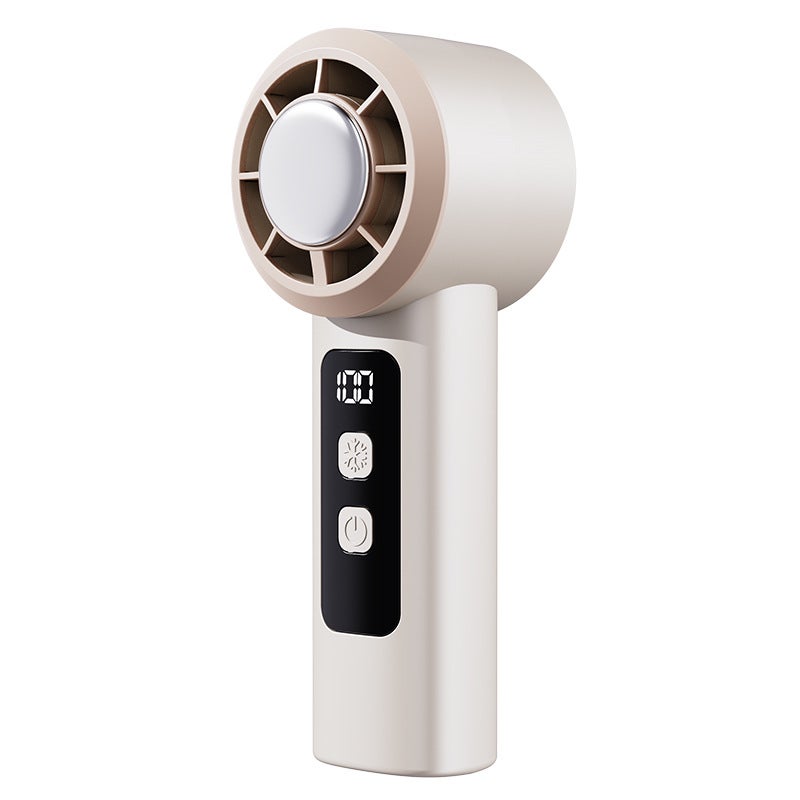 Portable Handheld Cooling Fan, USB Rechargeable, Brushless Motor, Stepless Speed - Image 5