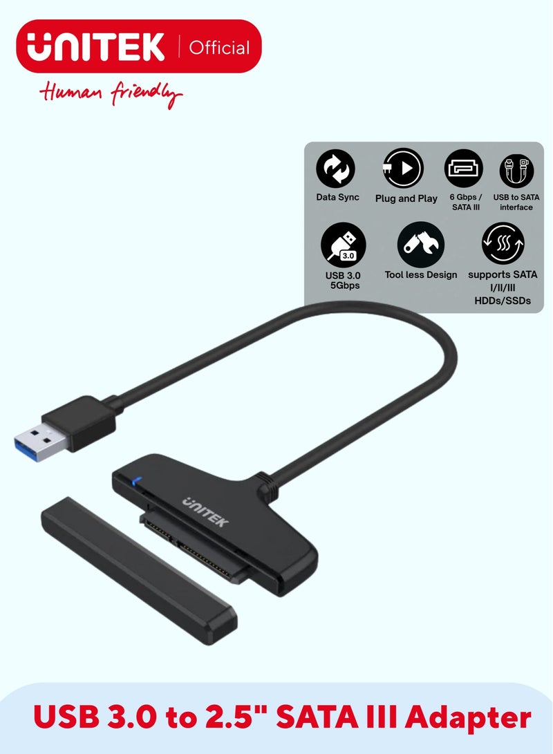 UNITEK USB3.1 USB-A To 2.5" SATA6G Converter - Image 1